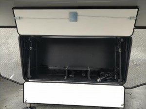 Front Storage Compartment with Door Open