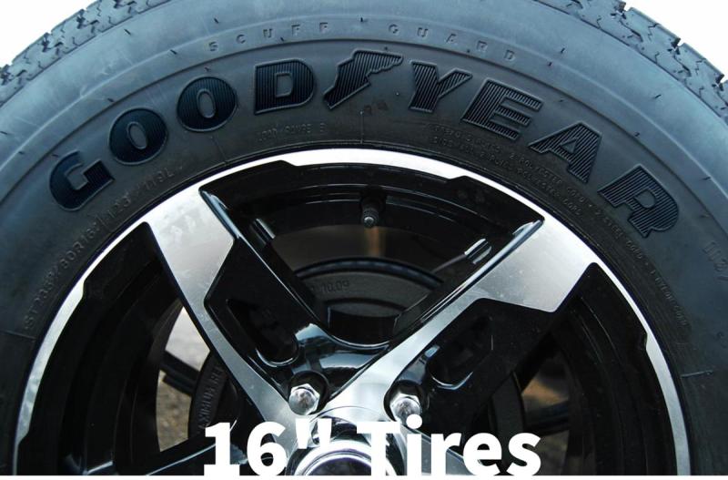 16" Goodyear 235/R80 E Range Tires